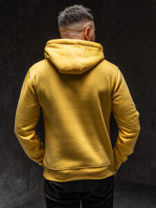 Men's Kangaroo Hoodie Light Yellow Bolf 2009A1-33