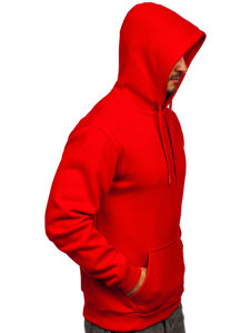 Men's Kangaroo Hoodie Red Bolf 1004