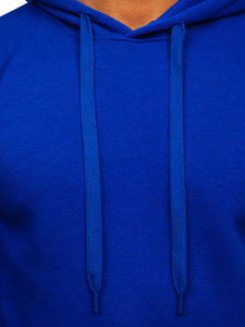 Men's Kangaroo Hoodie Royal Blue Bolf 1004