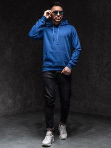 Men's Kangaroo Hoodie Royal Blue Bolf 2009A1