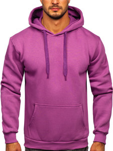 Men's Kangaroo Hoodie Violet Bolf 1004