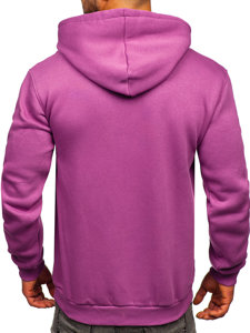 Men's Kangaroo Hoodie Violet Bolf 1004