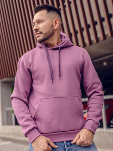 Men's Kangaroo Hoodie Violet Bolf 1004