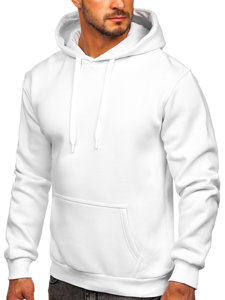 Men's Kangaroo Hoodie White Bolf 1004