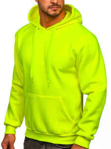 Men's Kangaroo Hoodie Yellow-Neon Bolf 1004