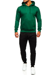 Men's Kangaroo Tracksuit Dark Green Bolf D002