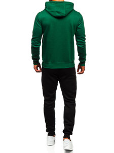 Men's Kangaroo Tracksuit Dark Green Bolf D002