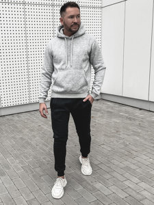 Men's Kangaroo Tracksuit Light Grey Bolf D002