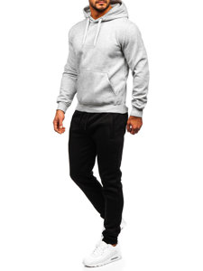 Men's Kangaroo Tracksuit Light Grey Bolf D002