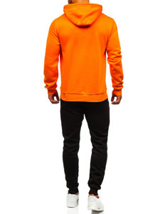 Men's Kangaroo Tracksuit Orange Bolf D002