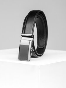 Men’s Leather Belt Black Bolf 101