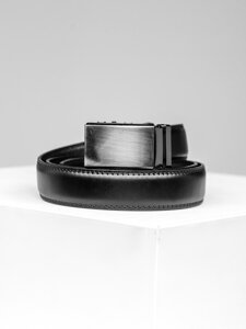 Men’s Leather Belt Black Bolf 52