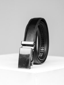 Men’s Leather Belt Black Bolf 52