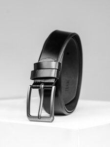 Men’s Leather Belt Black Bolf 831-3