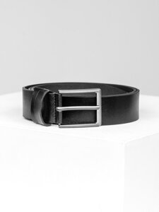 Men’s Leather Belt Black Bolf 831