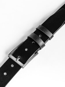 Men’s Leather Belt Black Bolf 831