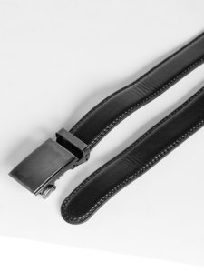 Men's Leather Belt Black Bolf BL014C