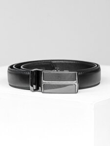 Men’s Leather Belt Black Bolf C002