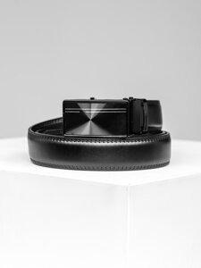 Men’s Leather Belt Black Bolf C004