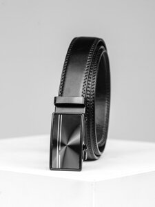 Men’s Leather Belt Black Bolf C004