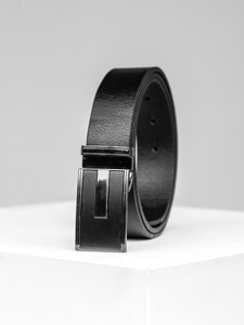 Men’s Leather Belt Black Bolf C008