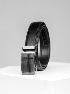 Men’s Leather Belt Black Bolf C009