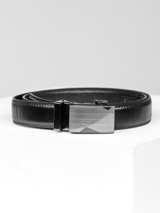 Men’s Leather Belt Black Bolf C010