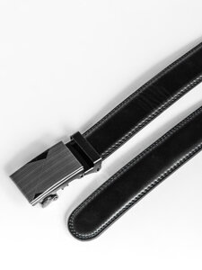 Men’s Leather Belt Black Bolf C010