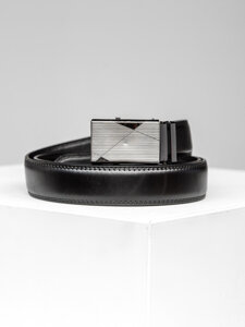 Men’s Leather Belt Black Bolf C010