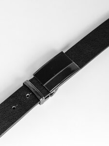 Men’s Leather Belt Black Bolf C012