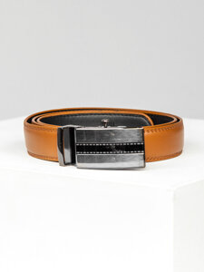 Men’s Leather Belt Brown Bolf C006