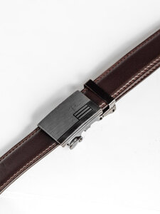 Men’s Leather Belt Brown Bolf C011