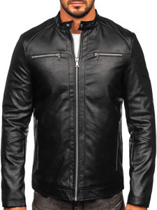 Men’s Leather Jacket Black Bolf 11Z8003-A