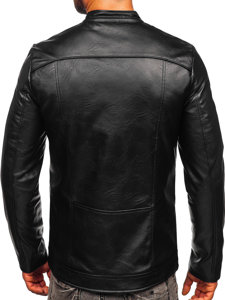 Men’s Leather Jacket Black Bolf 11Z8003-A