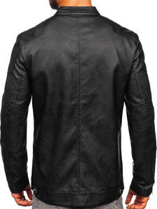 Men's Leather Jacket Black Bolf 11Z8027