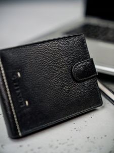 Men's Leather Wallet Black 3080