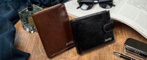 Men's Leather Wallet Black 4514