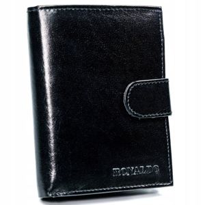 Men's Leather Wallet Black 4597