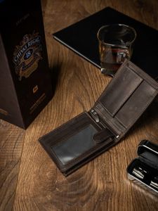 Men's Leather Wallet Brown 2222