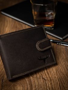 Men's Leather Wallet Brown 2226