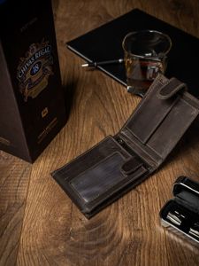 Men's Leather Wallet Brown 2226