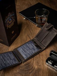 Men's Leather Wallet Brown 2226