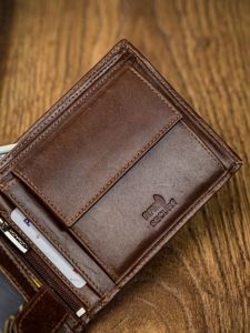 Men's Leather Wallet Brown 4520