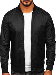 Men's Lightweight Bomber Jacket Black Bolf 5M708