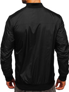 Men's Lightweight Bomber Jacket Black Bolf 7116