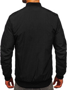 Men's Lightweight Bomber Jacket Black Bolf 84M3036