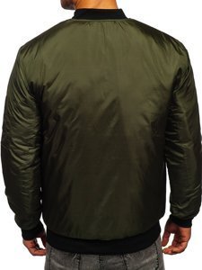 Men's Lightweight Bomber Jacket Green Bolf AK95