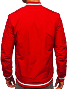 Men's Lightweight Bomber Jacket Red Bolf 84M3034