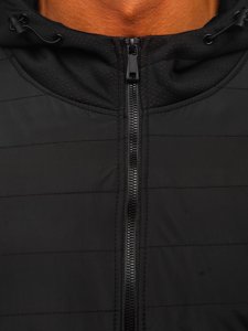 Men's Lightweight Jacket Black-Orange Bolf KS2160