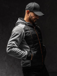 Men's Lightweight Jacket Grey Bolf KS2155